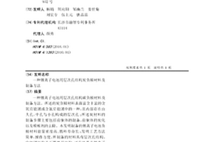 鋰離子電池用層次孔結構炭負極材料及制備方法