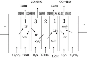 雙極膜電滲析系統及其制備氫氧化鋰的方法