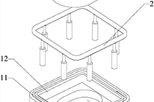 用于方形塑殼鋰電池抽真空的吸盤