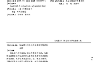 制備鋰二次電池的正極活性物質的方法