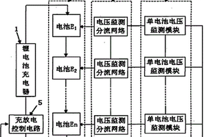 鋰電池組電壓均衡充電電路