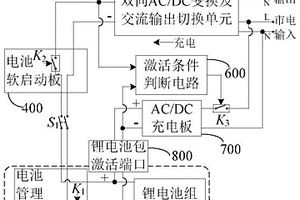可自動充電激活鋰電池包的免維護儲能電源及其控制方法
