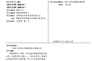 鋰二次電池正極材料及其制備方法