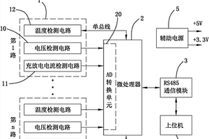 多路鋰電池監測與配組裝置