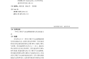 用于鋰空氣電池陰極的催化劑及制備方法
