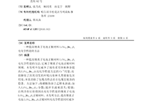 提高鋰離子電池正極材料LiNi0.5Mn1.5O4電化學性能的方法