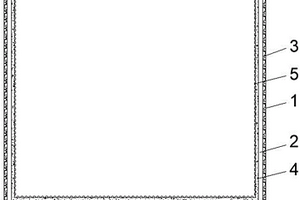 鋰離子動力電池內部連體絕緣墊片結構
