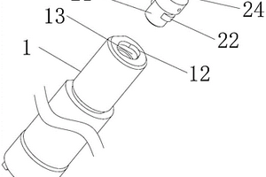 鋰電池測試探針的絕緣座安裝結構