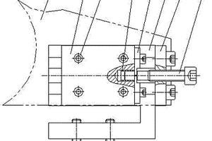 鋰電池涂布機擋料板固定調節裝置