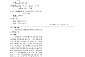 密集烤房用無機非金屬材料高溫粘結劑及其制備方法