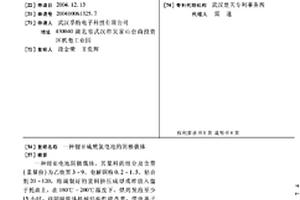 鋰亞硫酰氯電池的陰極載體