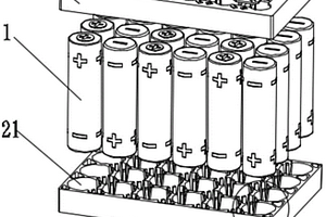 用于鋰電池包的固定卡扣結構