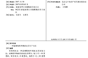 超薄陶瓷外墻磚及其生產方法