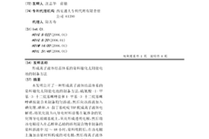 形成離子液體結晶體系的染料敏化太陽能電池的制備方法