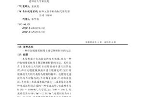 控制鍍鎳鋁極耳上鍍層顆粒粒徑的方法