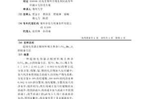 超級電容器正極材料稀土摻雜LiNi0.5MN1.5O4的制備方法
