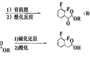 2,3-二氟苯乙酸的工業制備方法