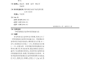 鎂基微晶合金帶材及其制備方法