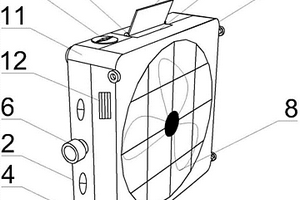 戶外可背負型太陽能電風扇