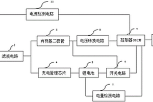 用于智能家居機器人的充電電路
