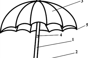 安全防衛雨傘發明
