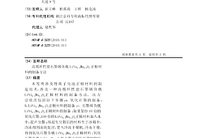 高循環性能石墨烯負載LiNi0.5Mn0.5O2正極材料的制備方法