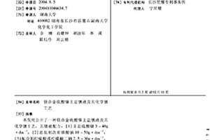 镁合金硫酸镍主盐镀液及其化学镀工艺