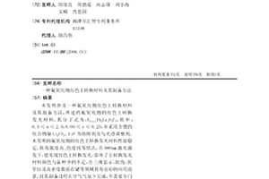 氟氧化物紅色上轉換材料及其制備方法