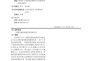 藍色微晶玻璃及其制備方法