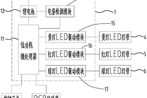 可調節發光色彩LED鞋燈