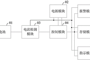 飛行器電池電量顯示及報警裝置