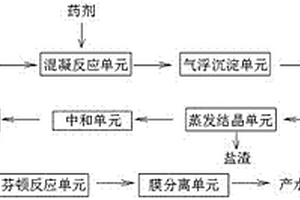 麥草畏高含鹽廢水綜合處理系統