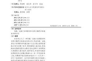 有機/無機片狀吸附材料及其在酸性印染廢水中的應用