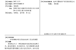 高頻脈沖電化學廢水處理工藝及其裝置