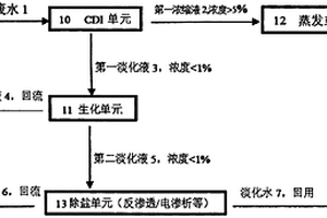 適合高鹽廢水的零排放系統及排放方法