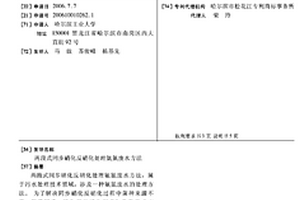兩段式同步硝化反硝化處理氨氮廢水方法