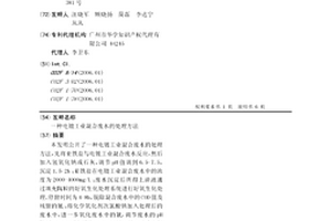 電鍍工業混合廢水的處理方法
