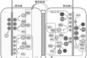 基于差別化控制的廢水成對電解處理的方法
