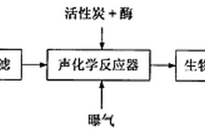 超声波协同酶技术处理高浓度染料废水的方法