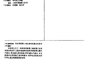 利用萃取第三相處理有機廢水的技術