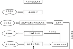 高鹽氨氮廢水處理及氟硅資源化的方法