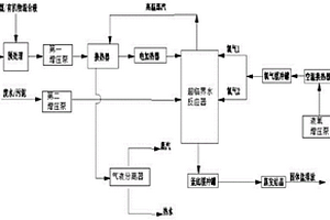 以煤、有機物為原料的廢水、污泥處理系統及方法
