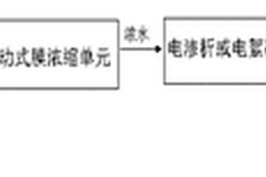 有機高鹽廢水的處理回收系統