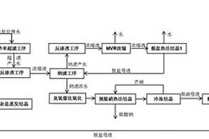 從煤化工高鹽廢水中分質提取高純度、大顆粒硫酸鈉和氯化鈉的方法