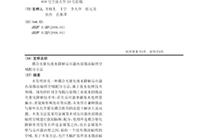 耦合光催化廢水降解反應器內部微波輻照空域配分方法