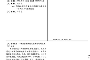 黃姜酸解廢水資源化利用技術