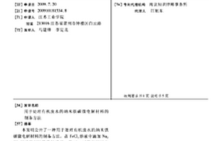 用于處理有機廢水的納米鐵碳微電解材料的制備方法