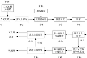 煤化工高含鹽廢水零排放處理工藝系統