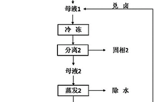 濃縮循環利用工業高鹽廢水的方法