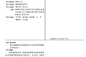 廢水除磷羧基功能化納米Fe3O4吸附劑的制備及應用方法